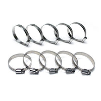 Thumbnail for HPS Stainless Steel Embossed Hose Clamps Size 10 10pc Pack 3/4