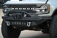 Thumbnail for DV8 Offroad 2021+ Ford Bronco Modular Front Bumper Winch Capable w/ Auxiliary Light Mounts