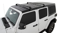 Thumbnail for Rhino-Rack 07-22 Jeep Wrangler JK/JL 4 Door Hard Top Vortex SG 2 Bar Roof Rack - Black