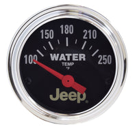Thumbnail for Autometer Jeep 52mm 100-250 Deg F Short Sweep Electronic Water Temperature Gauge