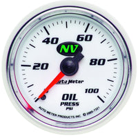 Thumbnail for Autometer NV 52mm 0-100 PSI Oil Pressure Mechanical Gauge