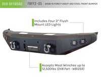 Thumbnail for DV8 Offroad 08-10 Ford F-250/F-350 Front Bumper