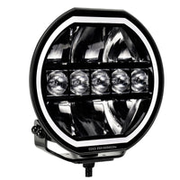 Thumbnail for Go Rhino Xplor Blackout Series Maxline LED Hi/Low Beam w/Multi DRL (Surface Mount) 7in. - Blk