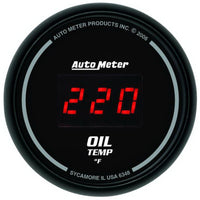 Thumbnail for Autometer Black 0-400F Digital Oil Temp Gauge