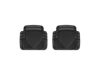 Thumbnail for WeatherTech 99 BMW M3 Convertible Rear Rubber Mats - Black