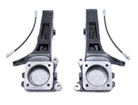 Thumbnail for MaxTrac 05-18 Toyota Tacoma 2WD 6 Lug 4in Front Lift Spindles w/Extended DOT Compliant Brake Lines