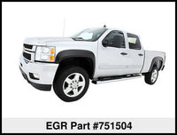 Thumbnail for EGR 07-13 Chev Silverado 6-8ft Bed Rugged Look Fender Flares - Set (751504)