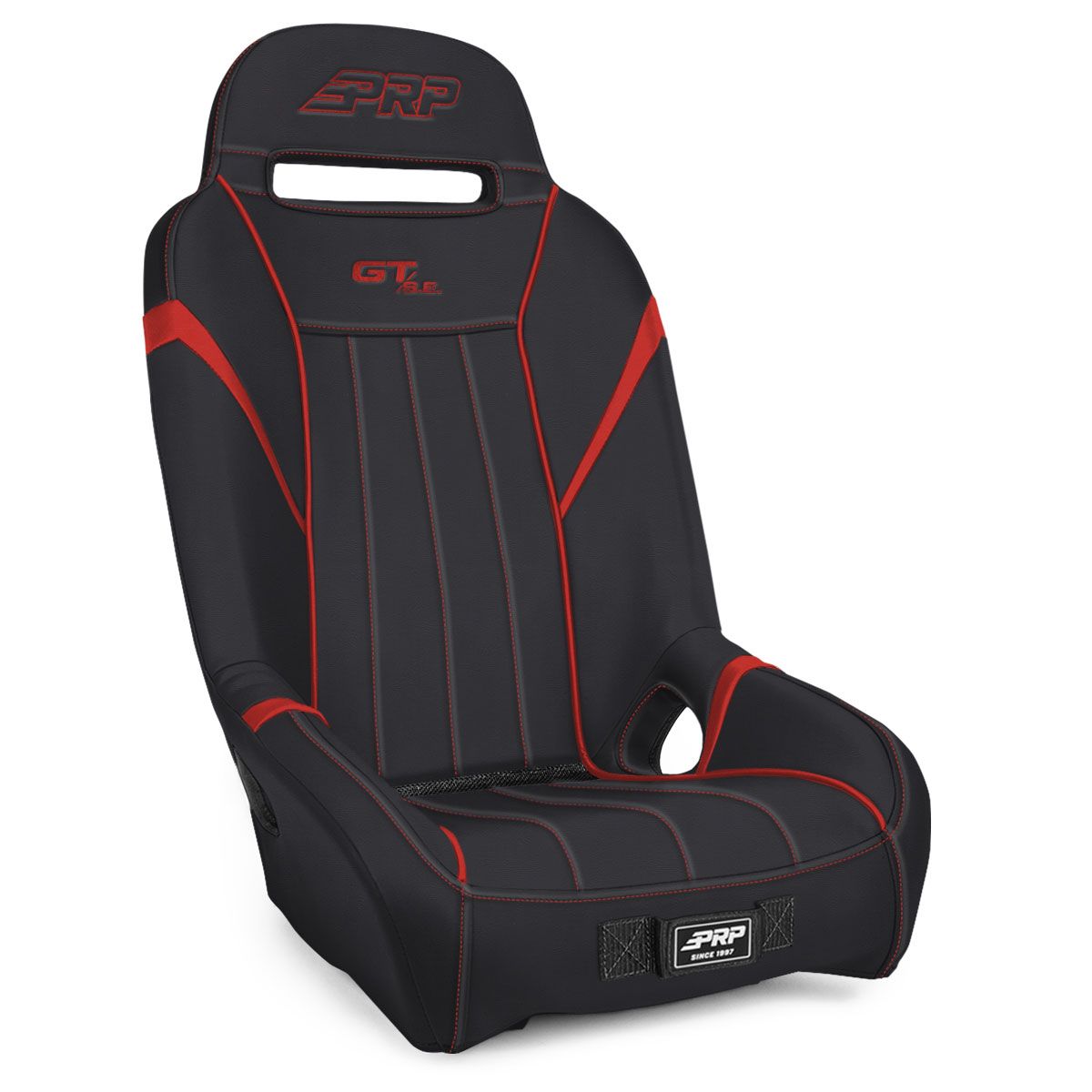 PRP GT/S.E. Rear Suspension Seat- Black/Red