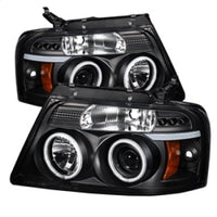 Thumbnail for Spyder Ford F150 04-08 Projector Headlights Version 2 CCFL Halo LED Blk PRO-YD-FF15004-CCFL-G2-BK