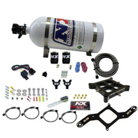 Thumbnail for Nitrous Express 4150 Billet Crossbar Stage 6 Nitrous Kit (50-300HP) w/10lb Bottle