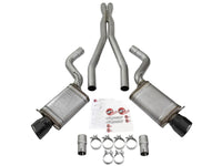 Thumbnail for aFe Mach Force-Xp 3in CB Stainless Steel Dual Exhaust System w/ Black Tips 09-15 Cadillac CTS-V