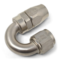 Thumbnail for Russell Performance -8 AN Endura 180 Degree Full Flow Swivel Hose End (With 3/4in Radius)