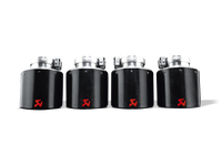 Thumbnail for Akrapovic 06-13 Chevrolet Corvette ZO6/ZR1 (C6) Tail Pipe Set (Carbon 125 mm)