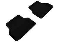 Thumbnail for 3D MAXpider 2004-2010 BMW 5 Series E60 Kagu 2nd Row Floormats - Black
