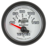 Thumbnail for Autometer Phantom II Gauge Water Temp 2 1/16in 40-120c Electric Phantom II