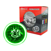Thumbnail for Oracle Pre-Installed Lights 7 IN. Sealed Beam - Green Halo SEE WARRANTY