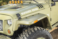 Thumbnail for Rugged Ridge Hurricane Fender Flare Kit US Smooth 07-18 Jeep Wrangler JK