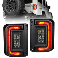 Thumbnail for Oracle 07-17 Jeep Wrangler JK Flush Mount LED Tail Lights - Tinted SEE WARRANTY