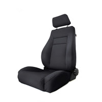 Thumbnail for Rugged Ridge Ultra Front Seat Reclinable Black Denim 97-06TJ