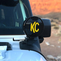 Thumbnail for KC HiLiTES 6in. Light Shield / Hard Cover for SlimLite LED - Black