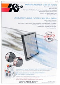 Thumbnail for K&N 13-17 Subaru BRZ 2.0L H4 F/I Cabin Air Filter