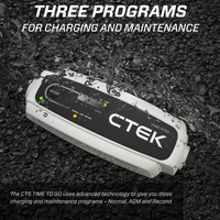 Thumbnail for CTEK Battery Charger - CT5 Time To Go - 4.3A