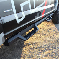 Thumbnail for Westin/HDX 17-18 Ford F-150 SuperCrew Drop Nerf Step Bars - Textured Black