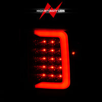Thumbnail for ANZO 1993-1997 Ford  Ranger LED Tail Lights w/ Light Bar Black Housing Smoked Lens