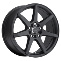 Thumbnail for Raceline 131B Evo 17x7.5in / 5x108/5x114.3 BP / 40mm Offset / 72.62mm Bore - Satin Black Wheel