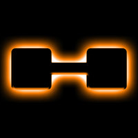 Thumbnail for ORACLE Lighting Universal Illuminated LED Letter Badges - Matte Blk Surface Finish - H SEE WARRANTY