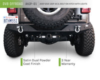 Thumbnail for DV8 Offroad 07-21 Jeep Wrangler (JK/JL) Bolt-On Hitch w/ Lights