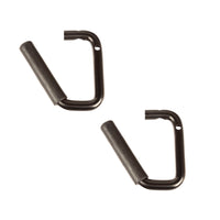 Thumbnail for Rugged Ridge Steel Grab Handles Front Pair Black 07-18 Jeep Wrangler JK/JKU