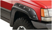 Thumbnail for Bushwacker 93-98 Jeep Grand Cherokee Cutout Style Flares 4pc - Black