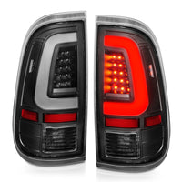 Thumbnail for ANZO 2008-2016 Ford F-250 LED Taillights Black Housing Clear Lens (Pair)