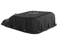Thumbnail for aFe Transmission Pan (Black w/ Machined Fins) 13-19 Dodge Diesel Trucks L6-6.7L (td)