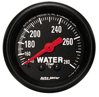 Thumbnail for Autometer Z Series 2 1/6inch 140-280 Degree F Mechanical Water Temperature Gauge