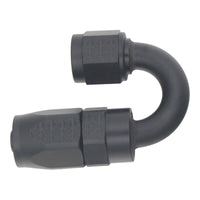 Thumbnail for DeatschWerks 6AN Female Swivel 180-Degree Hose End CPE - Anodized Matte Black