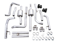 Thumbnail for AWE Tuning 4th Gen GM 1500 6.2L 0FG Catback Split Rear Exit (w/ Bumper Cutouts) - Quad Diamond Tips