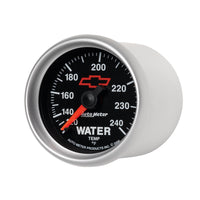 Thumbnail for Autometer Sport-Comp II 2-1/16in 120-240 Deg Mechanical Water Temp Gauge - Bowtie Black