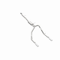 Thumbnail for Magnaflow 14 Chevy Silverado V8 5.3L CC/EC Cab Dual Split Rear Exit Stainless Cat Back Perf Exhaust