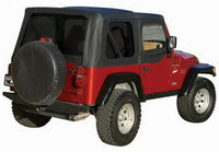 Thumbnail for Rampage 1997-2006 Jeep Wrangler(TJ) OEM Replacement Top - Black Denim