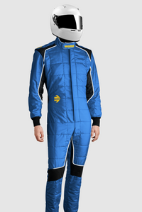 Thumbnail for Momo Corsa Evo Driver Suits Size 62 (SFI 3.2A/5/FIA 8856-2000)-Blue