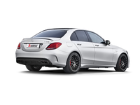 Thumbnail for Akrapovic 15-17 AMG C63 Estate Evolution Line Cat Back (Titanium) w/ Carbon Tips (Req. Link Pipe)