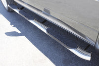 Thumbnail for Lund 09-17 Dodge Ram 1500 Crew Cab (5.5ft. Bed) 5in. Oval WTW SS Nerf Bars - Polished