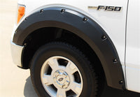Thumbnail for Lund 09-14 Ford F-150 (Excl Raptor) RX-Rivet Style Smooth Elite Series Fender Flares - Black (2 Pc.)