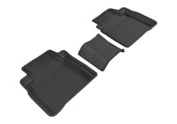 Thumbnail for 3D MAXpider 2016-2019 Nissan Maxima Kagu 2nd Row Floormats - Black
