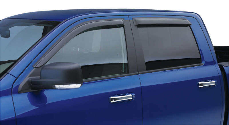 EGR 16-17 Nissan Titan Crew Cab SlimLine Tape-On WindowVisors Set of 4 - Light Smoke