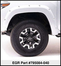 Thumbnail for EGR 16+ Toyota Tacoma w/Mudflap Bolt-On Look Color Match Fender Flares - Set - Super White