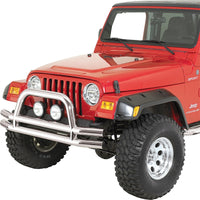Thumbnail for Rugged Ridge 3-In Double Tube Front Bumper SS 76-06 Models