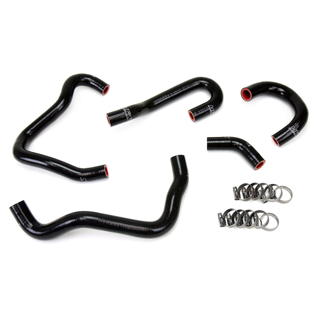 HPS Black Reinforced Silicone Heater Hose Kit for Honda 00-05 S2000